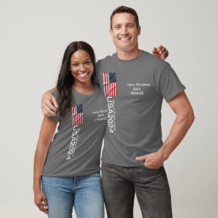 Paris Olympics 2024 Basic Dark T-Shirt