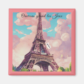 Paris Olympique Souvenir Magnet