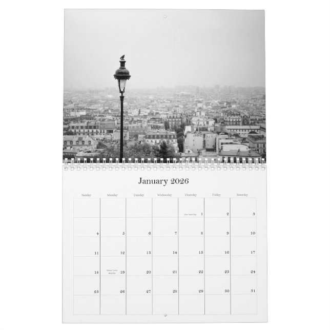 Paris On The Go Calendar (Jan 2026)