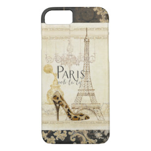Paris ooh la la Fashion Eiffel Tower Chandelier Case-Mate iPhone Case