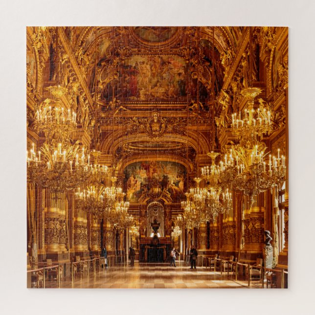 Paris Opera Garnier Interior View Jigsaw Puzzle (Vertical)