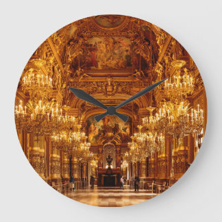 Paris Opera Garnier Interior View Large Clock