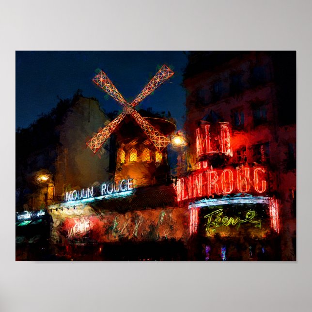 Paris painting poster (Front)