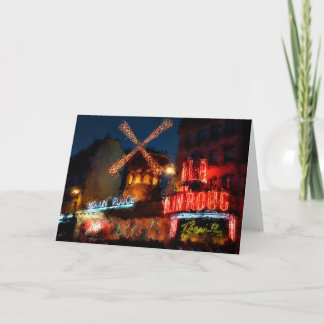 Paris painting poster canvas print jigsaw puzzle p card