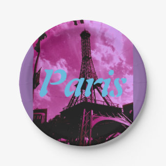 Paris Paper Plate