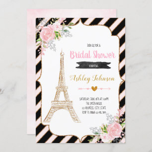 Paris party invitation