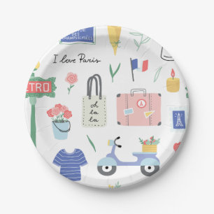 Paris Party Plates