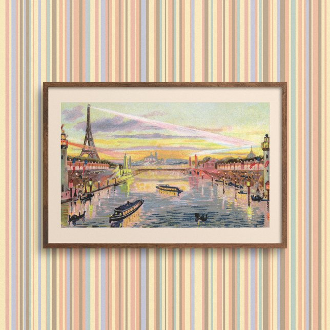 Paris Pastel Poster (Matte) (Creator Uploaded)