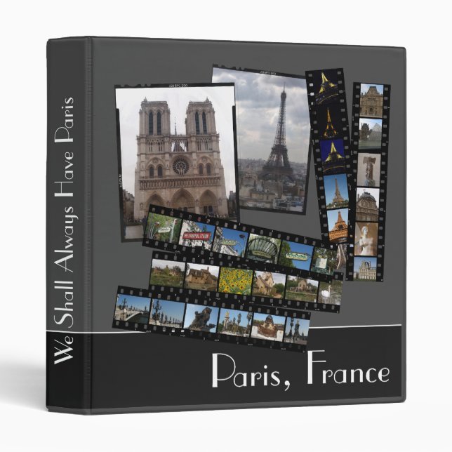 Paris Photo Binder 1" (Front/Spine)