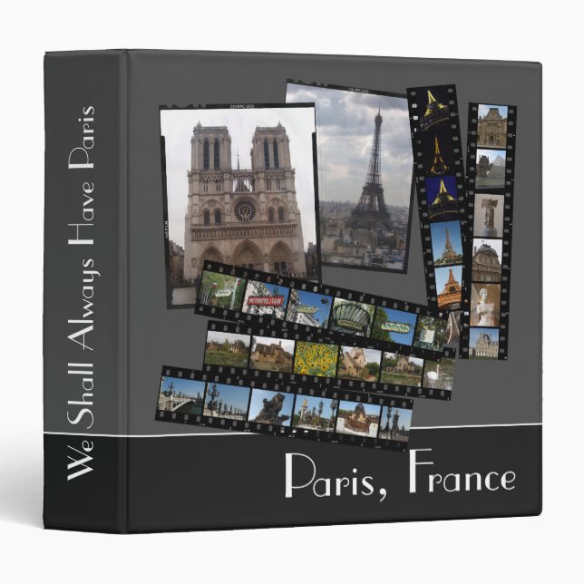 Paris Photo Binder 1.5" (Front/Spine)