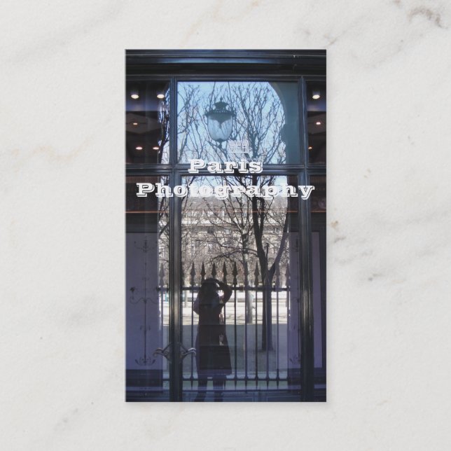 Paris Photography Business Card (Front)