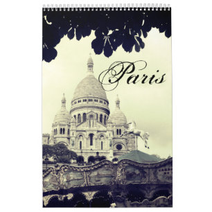 Paris Photography Montmartre Sacré-Coeur Fotokunst Calendar