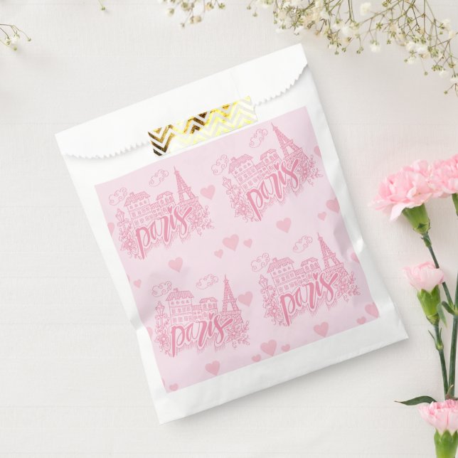 Paris Pink Favour Bag (Sealed)