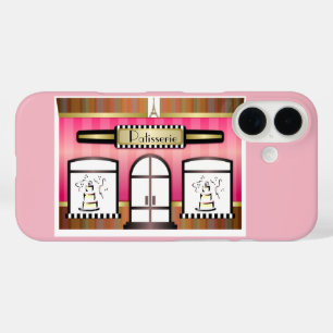 Paris Pink French Patisserie iPhone 16 Case