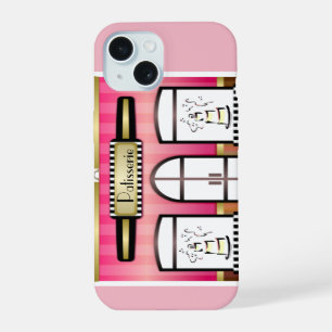 Paris Pink French Patisserie iPhone 15 Case