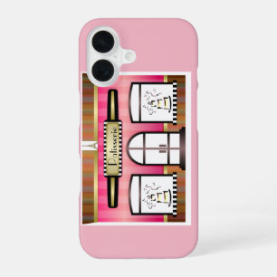 Paris Pink French Patisserie iPhone 16 Case