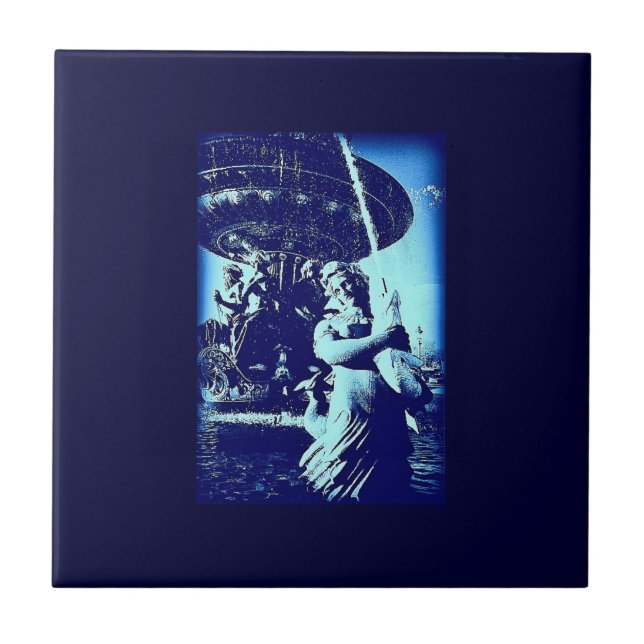 Paris - Place de la Concorde Tile (Front)