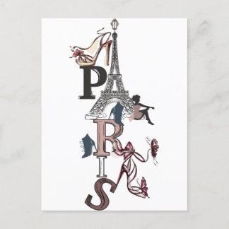 PARIS POSTAL CARD