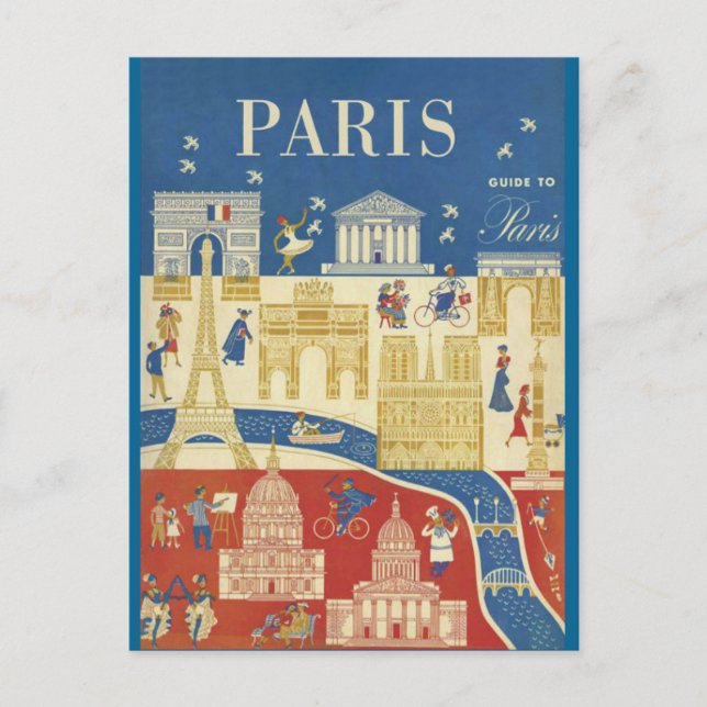 Paris - Postal Postcard (Front)