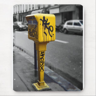 paris postbox mouse pad