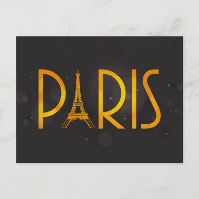 PARIS Postcard (Front)