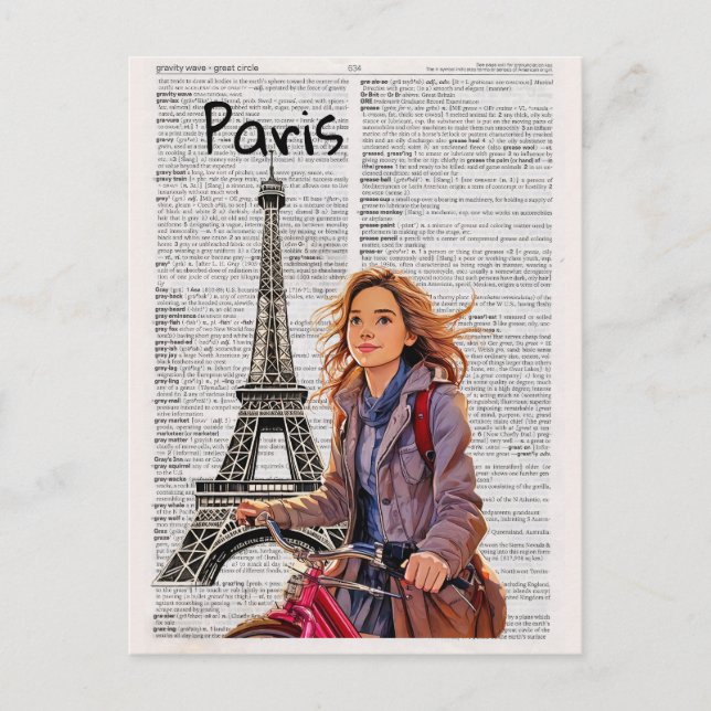 PARIS Postcard (Front)