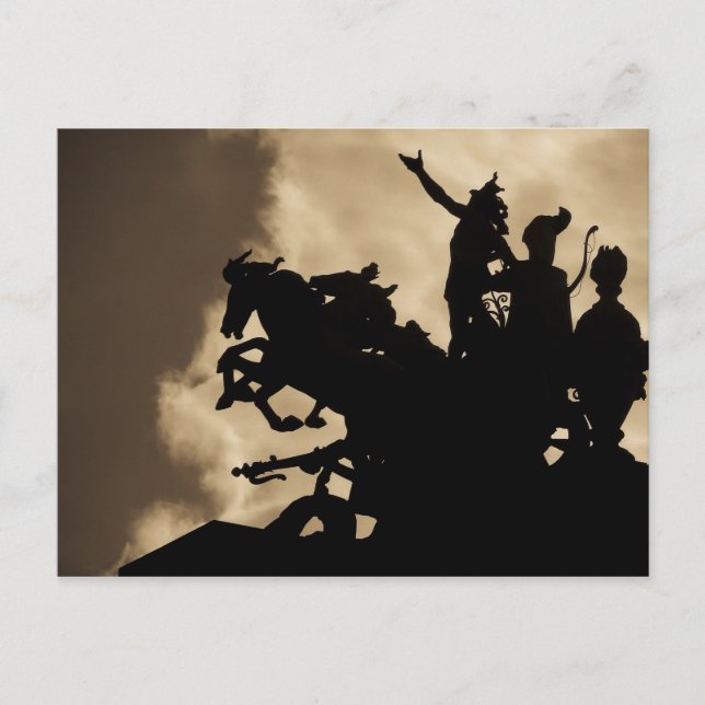 Paris postcards, antique style postcard (Front)