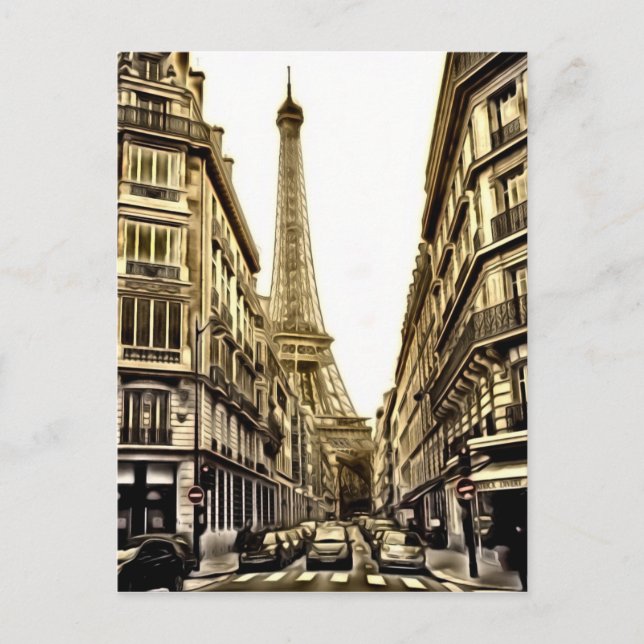Paris Postcards - Eiffel Tower (Front)