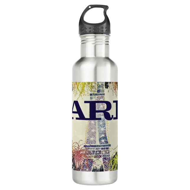 Paris: Poster 710 Ml Water Bottle (Front)