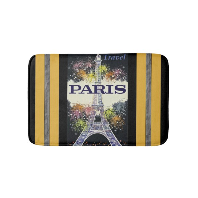 Paris: Poster Bath Mat (Front)