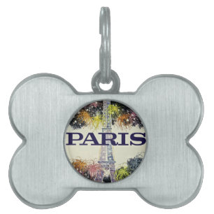 Paris:Poster Pet ID Tag