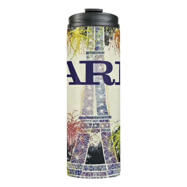 Paris: Poster Thermal Tumbler (Front)