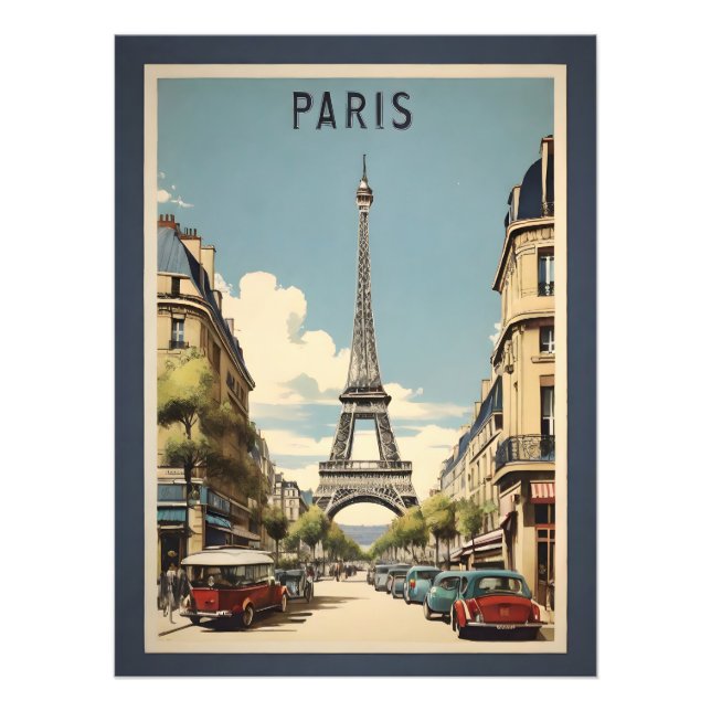 Paris poster vintage (Devant)