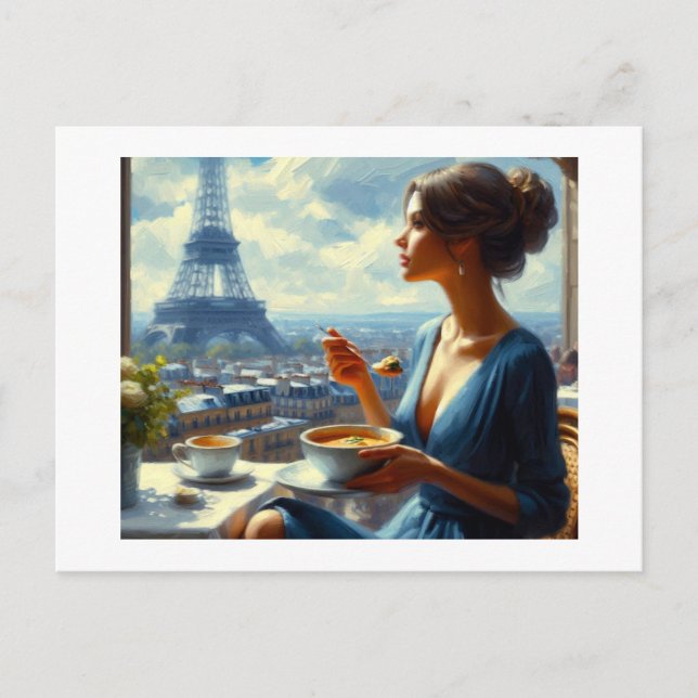 Paris Restaurant,  Postcard (Front)