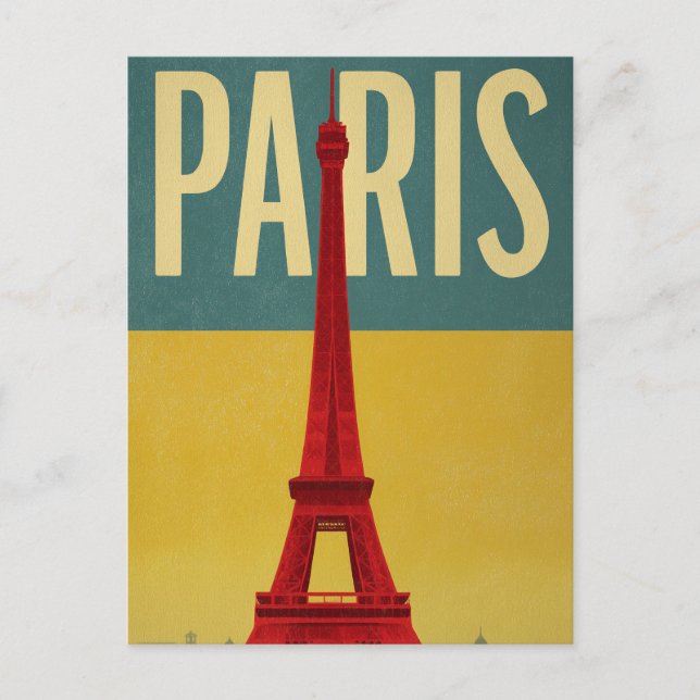 Paris retro postcard (Front)