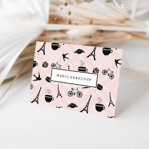 Paris Romance Thank You Card