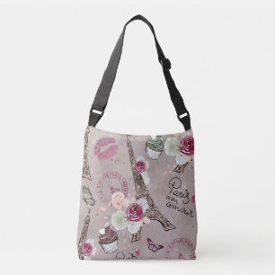 Paris Rose  Crossbody Bag