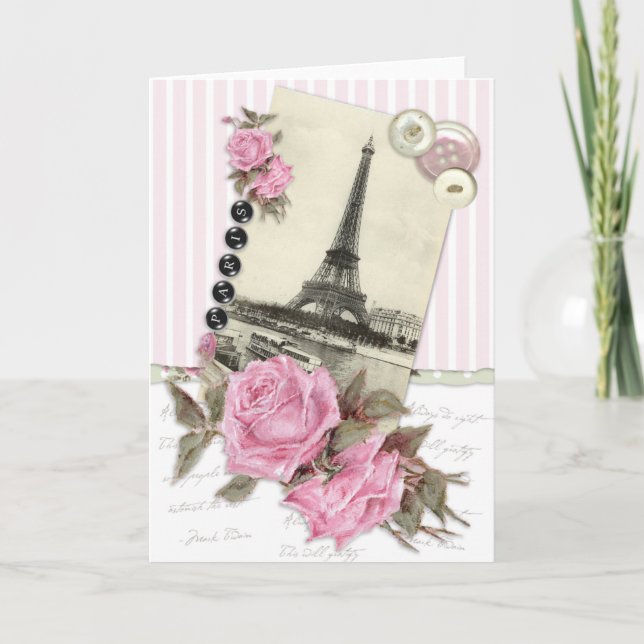 Paris Roses Card (Front)