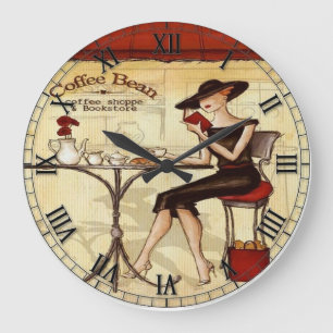 Paris Round Acrylic Wall Clock