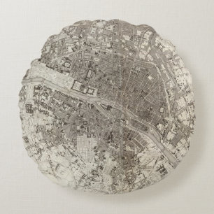 Paris Round Pillow