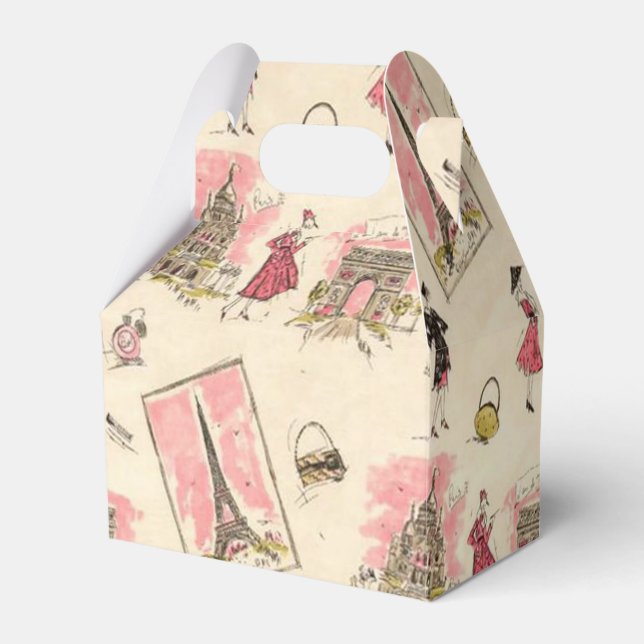 Paris Sights 2 Favor Box (Front Side)