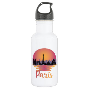 Paris Skyline - France Travel 532 Ml Water Bottle