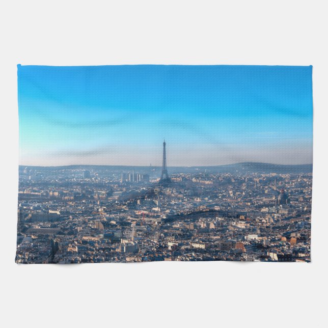 Paris Skyline Kitchen Towel (Horizontal)