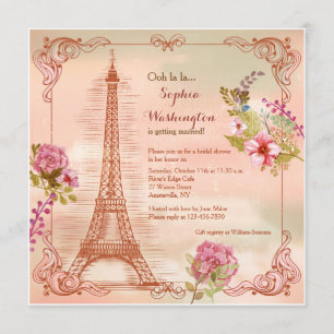 Paris Souvenirs Invitation d'automne