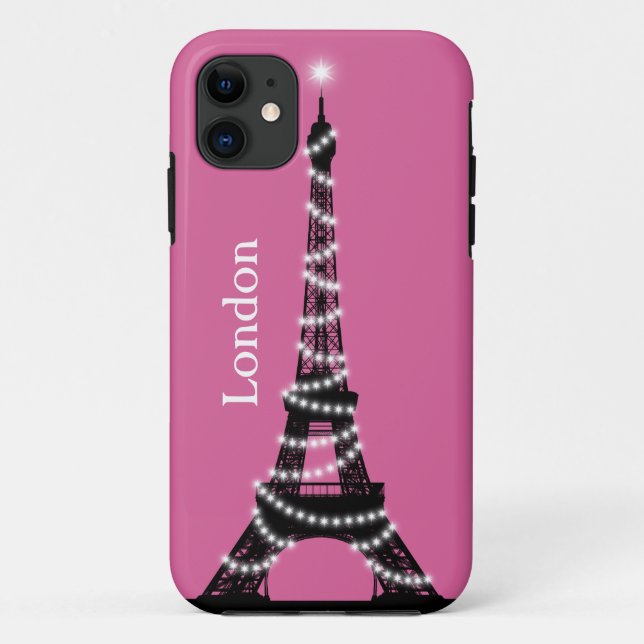 Paris Sparkles Everywhere iPhone 5 Barely There Case-Mate iPhone Case (Back)