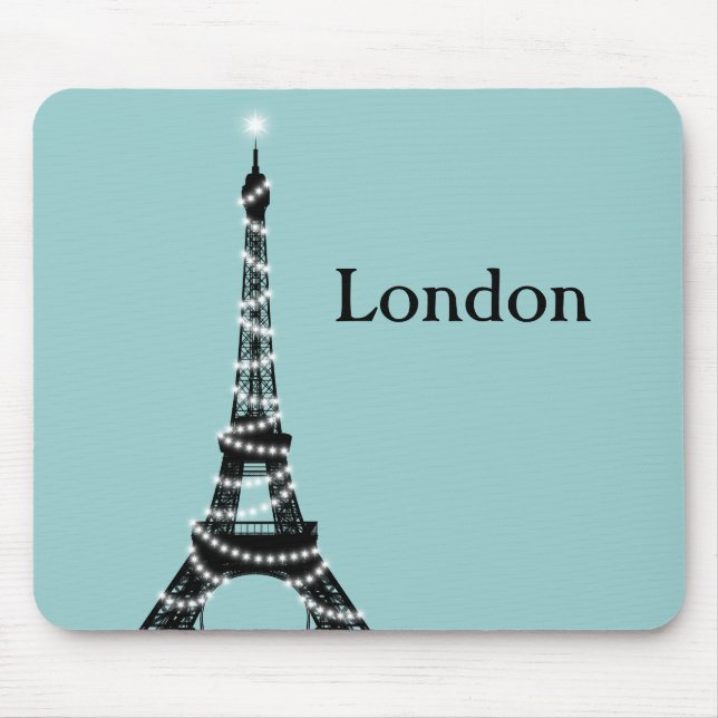 Paris Sparkles Everywhere Mouse Pad (Front)