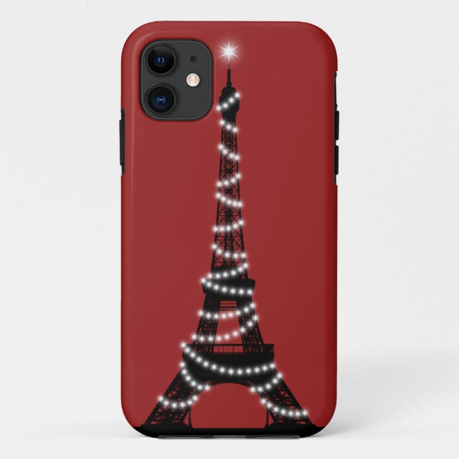 Paris Sparkles iPhone 5 Barely There Case-Mate iPhone Case (Back)