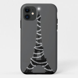 Paris Sparkles iPhone 5 Barely There grey iPhone 11 Case