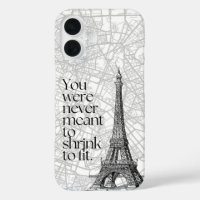 Paris Street Map & Eiffel Tower Quote Wall Art
