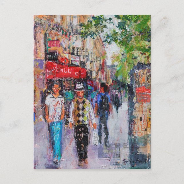 Paris Street Postcard (Front)